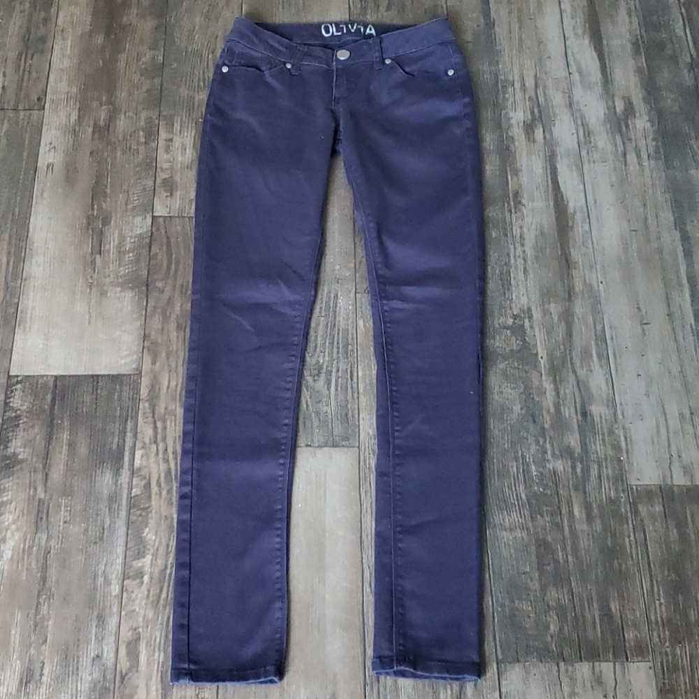 Delia*s Olivia Navy Blue Skinny Jeggings